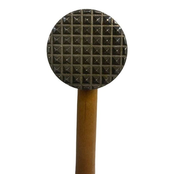 Vintage Meat Tenderizer Mallet Wood Handle Modern Industries Iowa USA Rustic - Picture 3 of 4